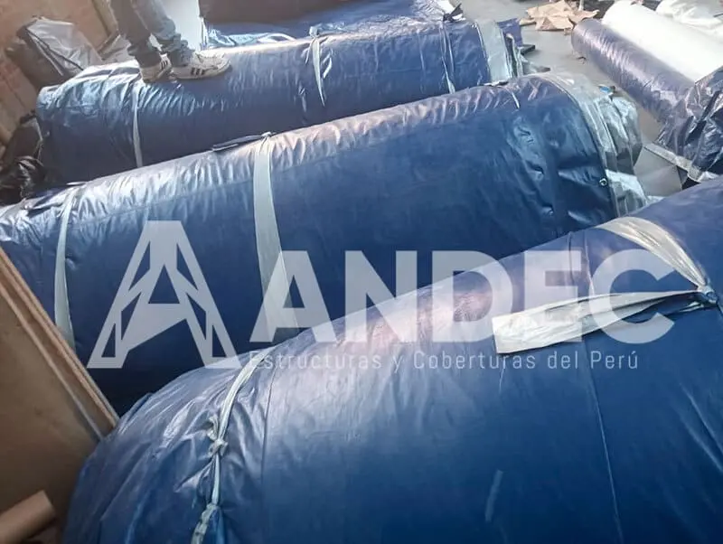 Rollos de tarflex confeccionados para cobertura